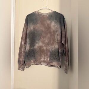 Purple Tie-Dye Crewneck Sweatshirt Size M